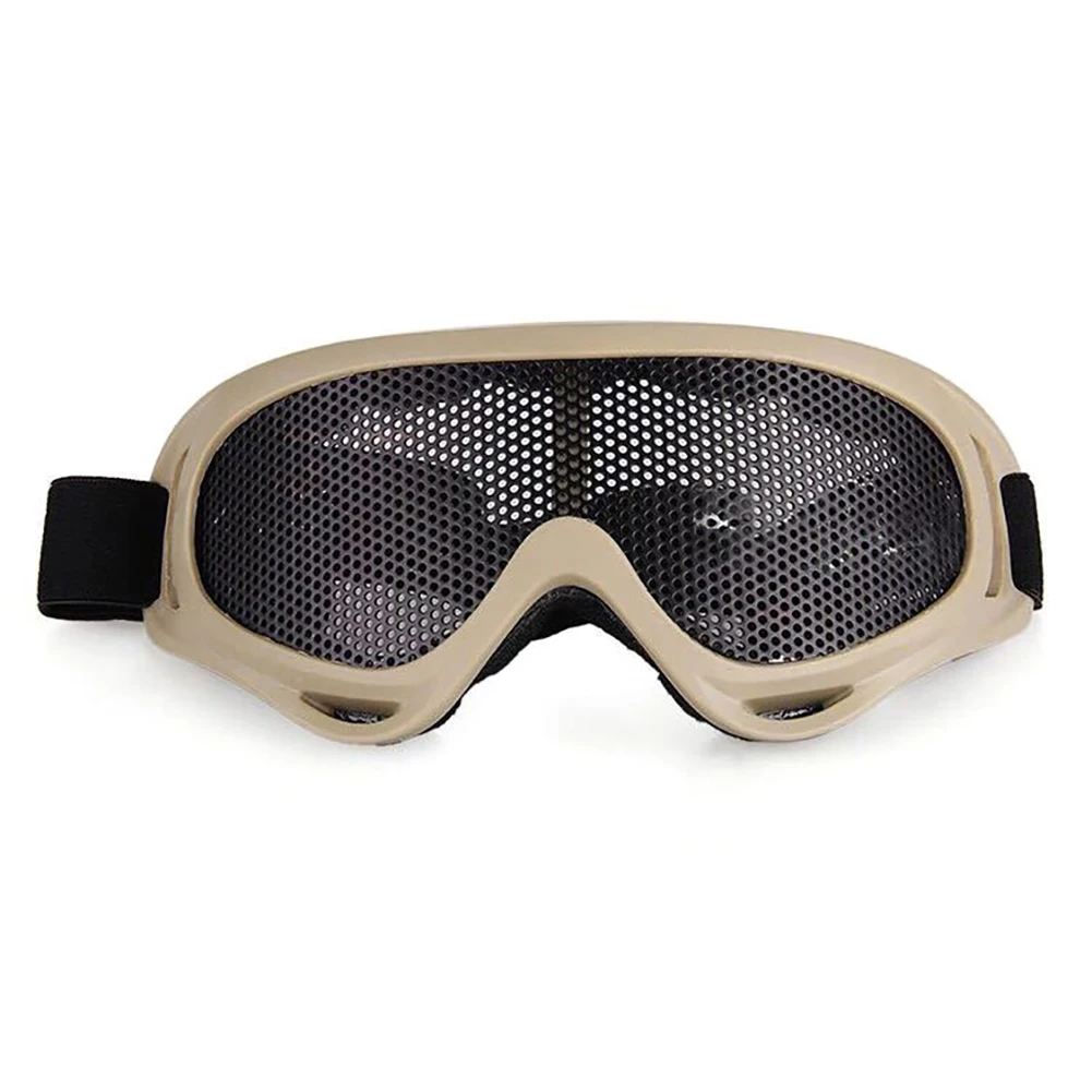 

New Outdoor Protective Goggles Tactical Airsoft Adjustable Goggles Safety Mesh Climbing Circumference Bulletproof CS Glasses