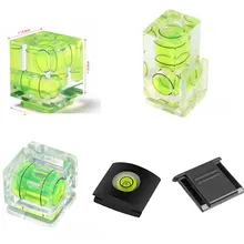 Nível de bolha de 3 eixos para sapatos, espírito fixo 3d para canon/nikon/pentax dslr acessórios para fotografia, câmera,