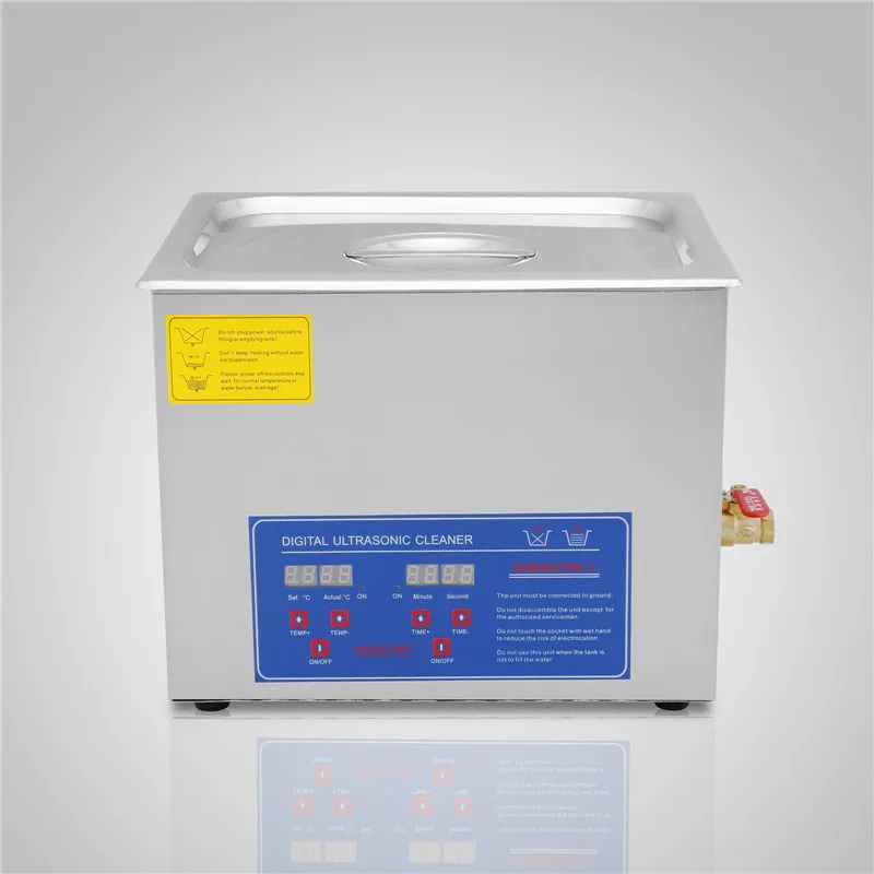 Ultrasonic Cleaner 760W Digital Heater Timer Ultrasonic Cleaner 15 L Liters Ultrasonic Clean