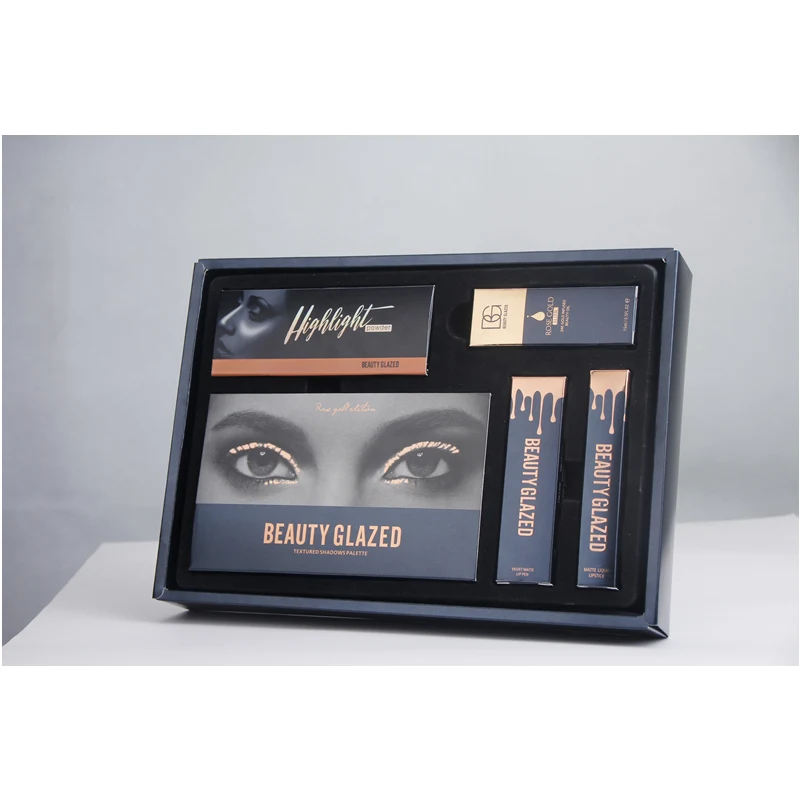2017 Beauty Glazed профессиональный набор для макияжа коробка 18 цветов матовые тени век