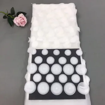 

African Lace Fabric,2018 Embroidered Nigerian Laces Fabric White Black High Quality French Tulle Lace Fabric For Wedding Lace
