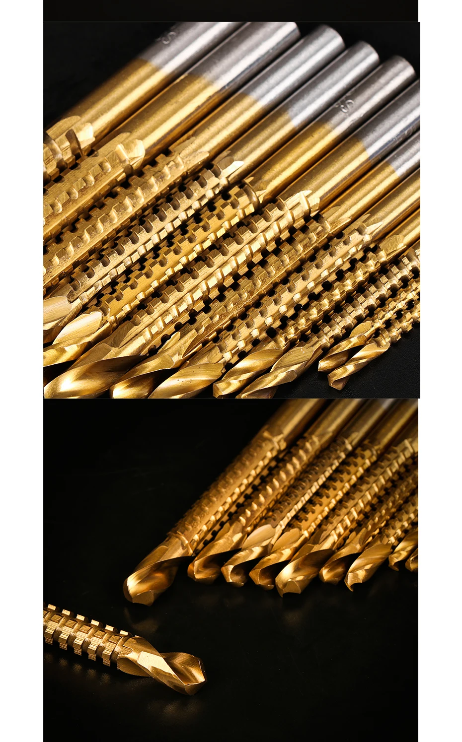 Tungfull сверла HSS Dremel аксессуары спиральные сверла для металла деревообрабатывающий набор с титановым покрытием для электроинструмента