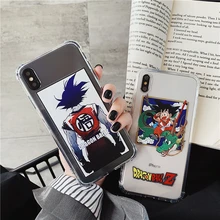 Caliente Super Dragon Ball Z DBZ caja del teléfono para iphone 6 6S 7 7 plus X XR XS MAX lindo hijo funda de silicona suave Goku air