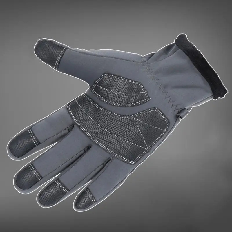 Мужские унисекс Зимние непромокаемые сенсорный экран спортивные перчатки для велоспорта утолщенные флисовые Нескользящие варежки на