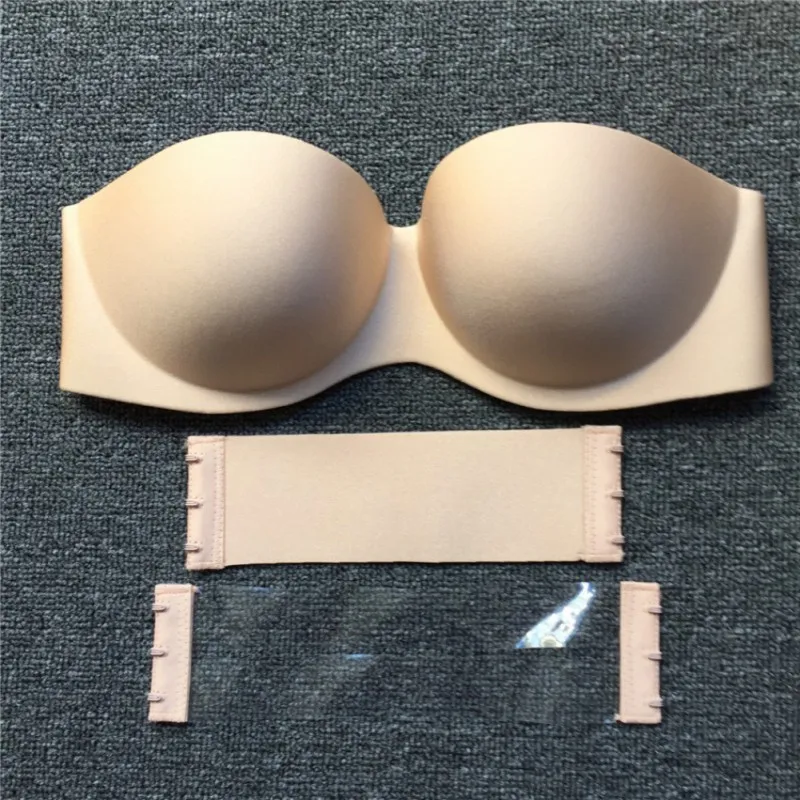 

Half Cup Underwired Super Push Up Invisible Bras Strapless Backless Bra Bralette Sexy Underwear Lingerie For Small Chest Dress