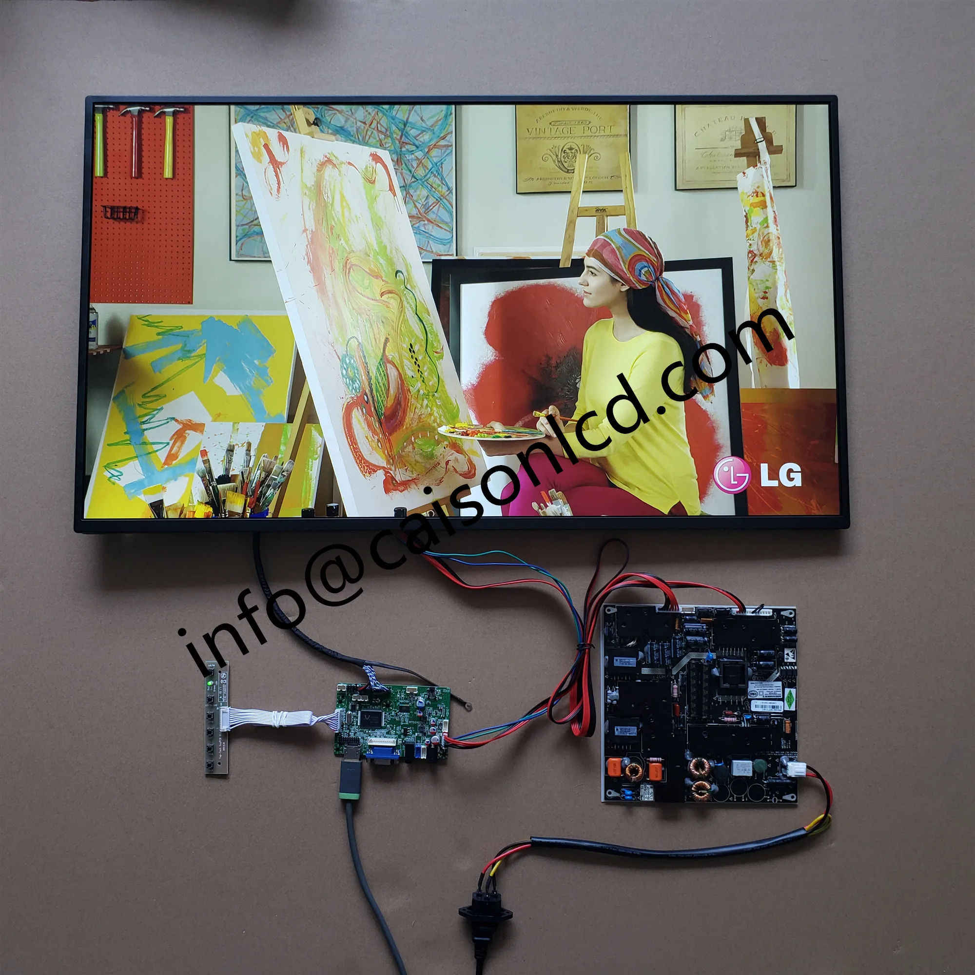 

HDMI VGA Audio LCD controller board +32 inch LCD panel with 1920*1080 DIY 32 inch lcd monitor