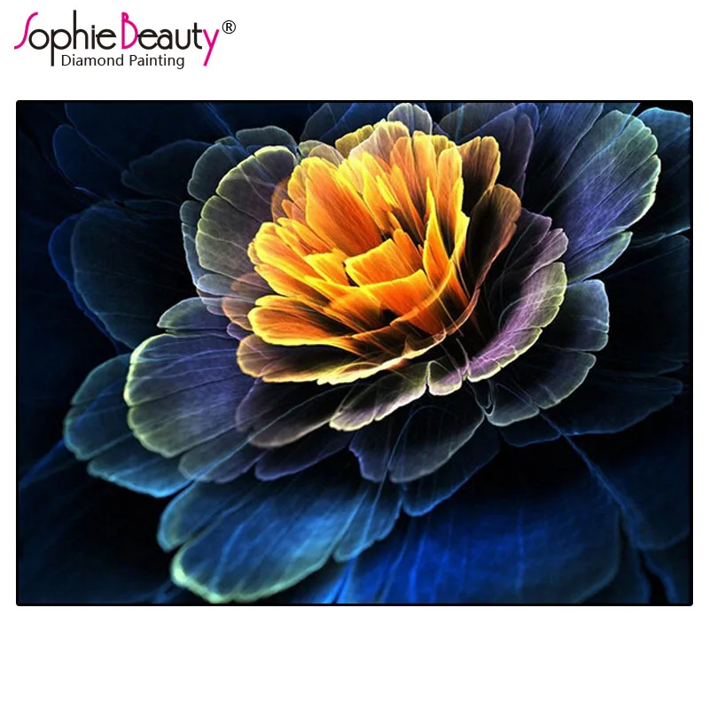 Sophie Beauty Diy Diamond Painting Cross Stitch Pastoral Yellow Flower