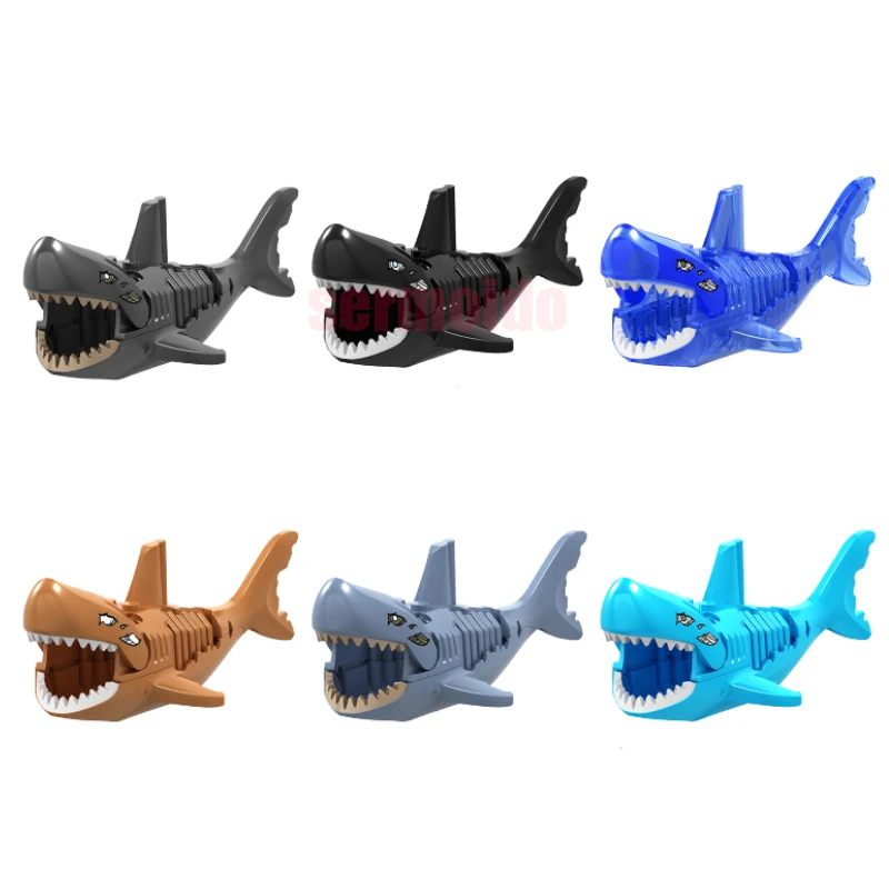 

xLegoings Black Light Coffee Ghost Zombie Shark Pirates of the Caribbean Figures Building Blocks Bricks Children Gift Toys BKX65