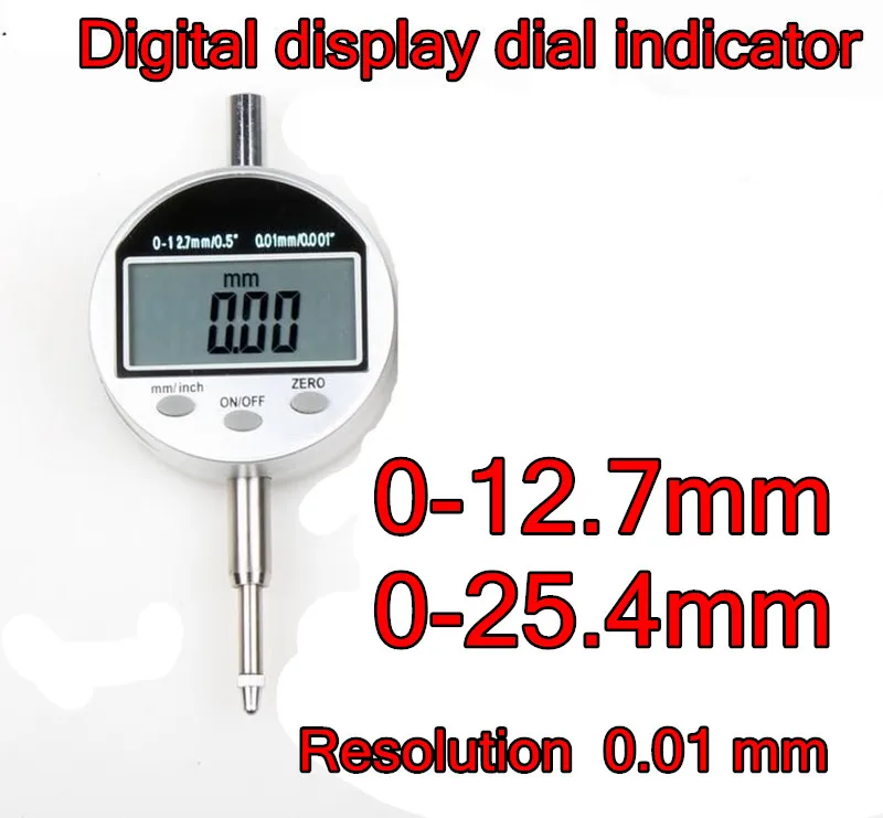 

0-12.7 0-25.4mm Digital display dial indicator Free shipping