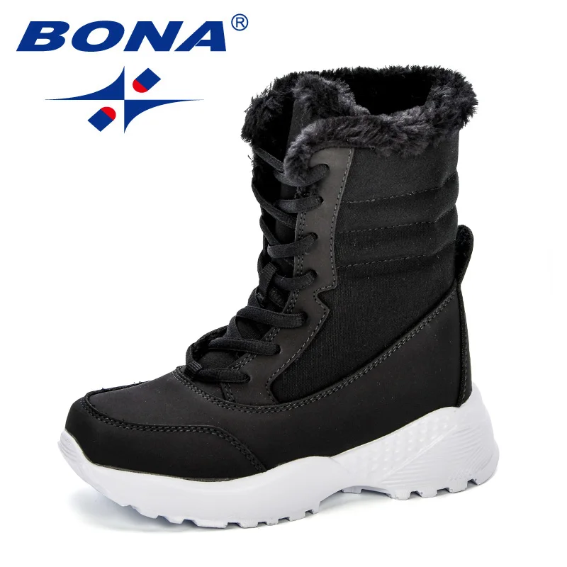 BONA Girls Snow Boots Children Shoes Winter Boots For Boys Sport Child Shoes Kids Sneakers 2018 Brand Fashion Mid-Calf Boots BONA Girls Snow Boots Children Shoes Winter Boots For Boys Sport Child Shoes Kids Sneakers 2018 Brand Fashion Mid-Calf Boots
