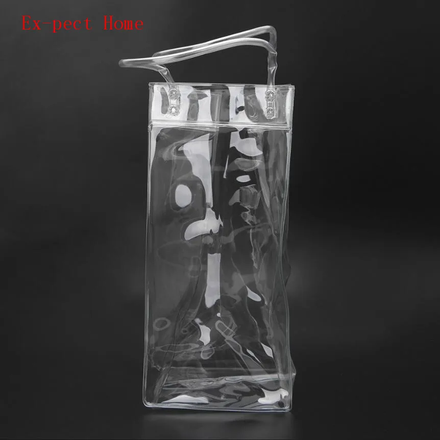 PVC 와인 맥주 샴페인 음료 냉각기 파우치, 와인 병 얼음주머니, 파티 , 200 개