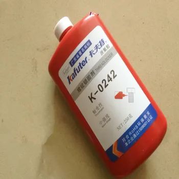

6pcs Kafuter 250ml k-0242 thread locking agent anaerobic metal screw locking adhesive removable blue wholesale