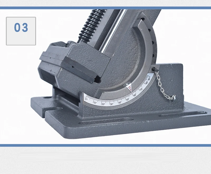 Sotrlo 4 дюймов Угол Тиски чугунные Промышленные Прочность Benchtop и дрель пресс наклона тиски регулировки от 0 до 90 градусов