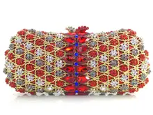Mode Frauen Simulierenperle Kristall Ball Clutch Bag Handtasche Wunderschöne Perlen Brauthochzeitsfest Taschen CrossBody Handtaschen