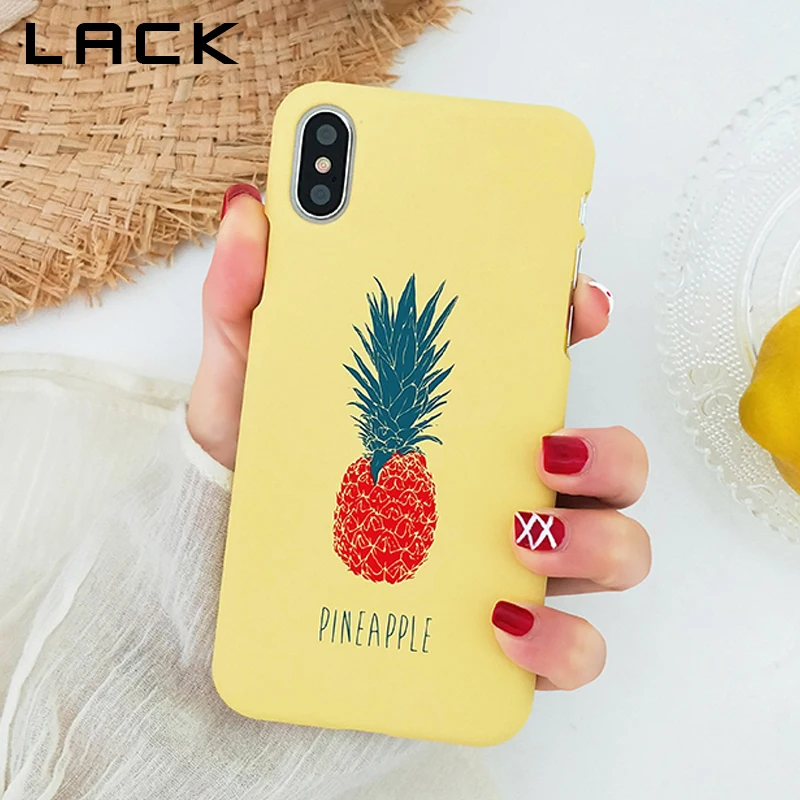 Чехол для телефона LACK Ананасовый iPhone XS Max чехол iphone XR X 6 6S 7 8 Plus ультратонкие