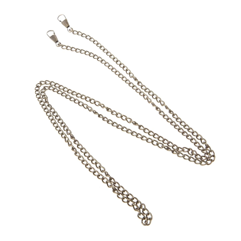 THINKTHENDO Purse Bag Strap Cross body Replacement DIY Shoulder Handbag Handle Metal Chain Strap Chain Bag Accessories