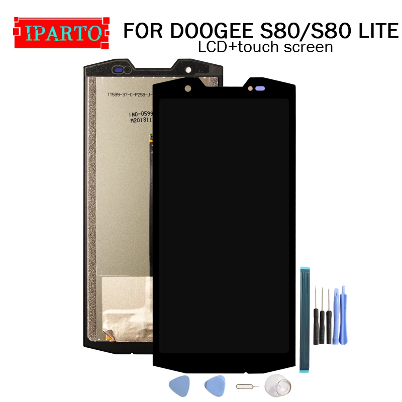 

5.99 inch for DOOGEE S80 LCD Display+Touch Screen Digitizer Assembly 100% Original LCD+Touch Digitizer for S80 LITE+Tools