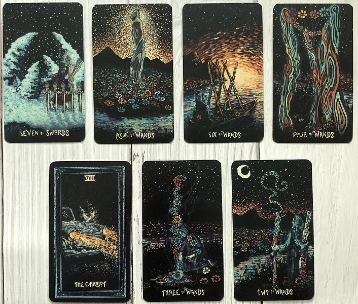 

New 2019 English Deck Tarot Cards DIY Silver Plating Visions Tarot Board Game For Party Cards Game