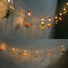 Светодиодный свет шнура с 10 светодиодный номер садовый прожектор, для двора на Рождество в виде геометрических фигур украшения CLH@ 8