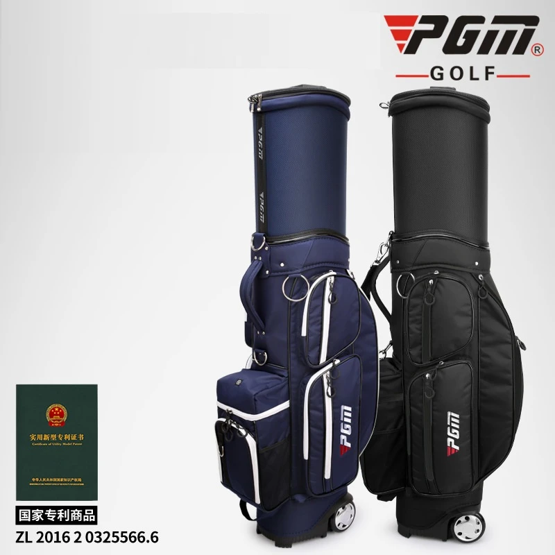 Pgm Golf Sport Package Bags Stand Wheels Men s Golf Standard Bag Professional Ball Staff Bag Waterproof Aviation Bags D0477