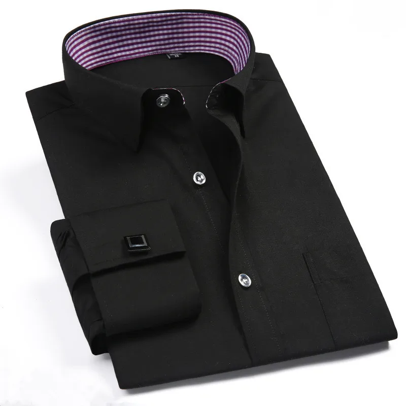 mens formal shirts with cufflinks