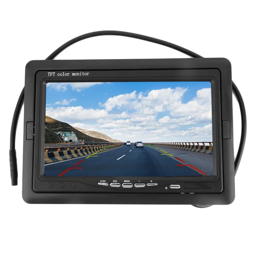

New 7 Inch Wireless Intelligent Remote IR Night Vision Camera System Monitor With LED Night Vision Color Rear View Bus Camera