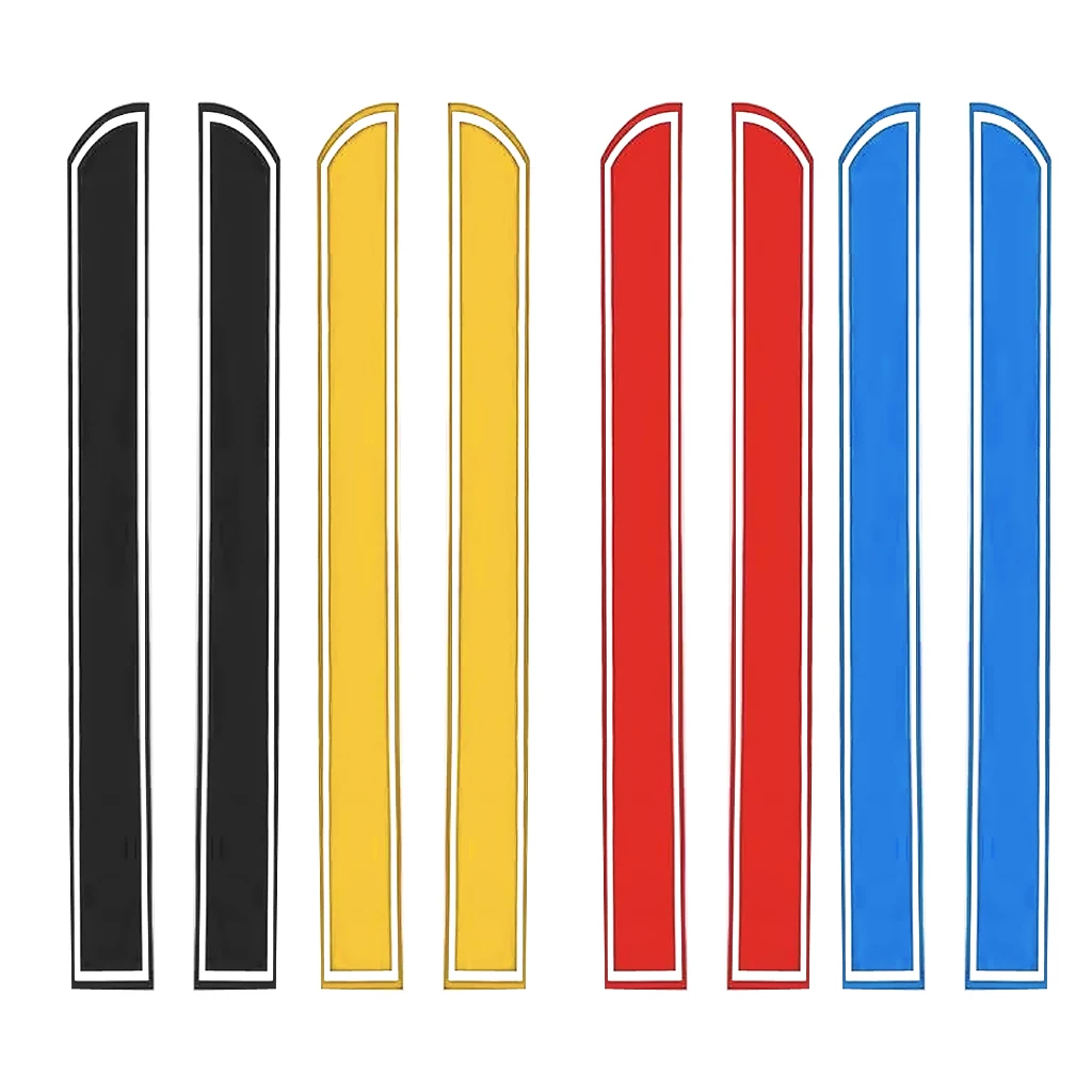 2 Pieces Universal Car Racing Stripe Vinyl Pinstripe Decals Stickers Vehicle Front Engine Hood Cover Vinyl Sticker Stripes