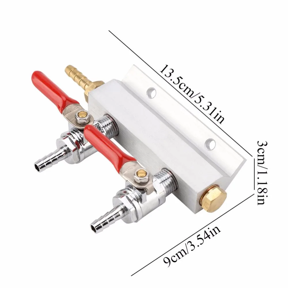 2Way 4Way пивной пивоваренный газовый коллектор CO2 дистрибьютор сплиттер пива интегрированные контрольные клапаны Homebrew ПИВОВАРЕНИЕ инструмент