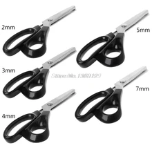 2 мм/3 мм/4 мм/5 мм/7 мм ЗИГЗАГ Швейная резка портновские ножницы Pinking Scissor Leather Craft 23,5 см Dec10 и Прямая поставка