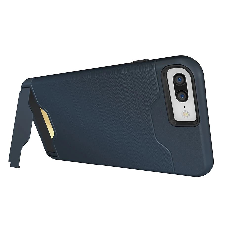 Hard card Case For iphone 7Plus 8 X  Brushed Armor Silicone Rubber Hard Phone Case For Samsung Galaxy S8plus S9 Cover Back Capa (13)