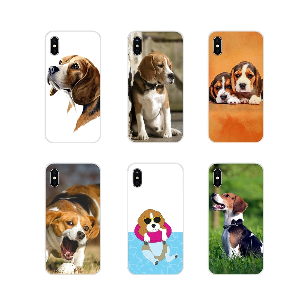 Все виды постов beagle для Apple iPhone X XR XS MAX 4 4S 5 5S 5C SE 6 6S 7 8 Plus ipod touch TPU Прозрачный чехол |