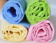 Hot Car Cleaning Cloths Synthetic Deerskin PVA Sports Towels With Bucket 68 x 43CM Water Absorbent Pet Towels