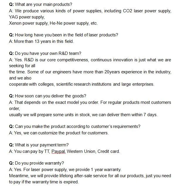 FAQ