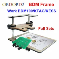 Топ связанных светодиодный BDM Рамка с адаптерами работает для BDM программиста 22 адаптеры CMD 100 полный комплект BDM Рамка для K-tag KESS V2 FGTECH - изображение