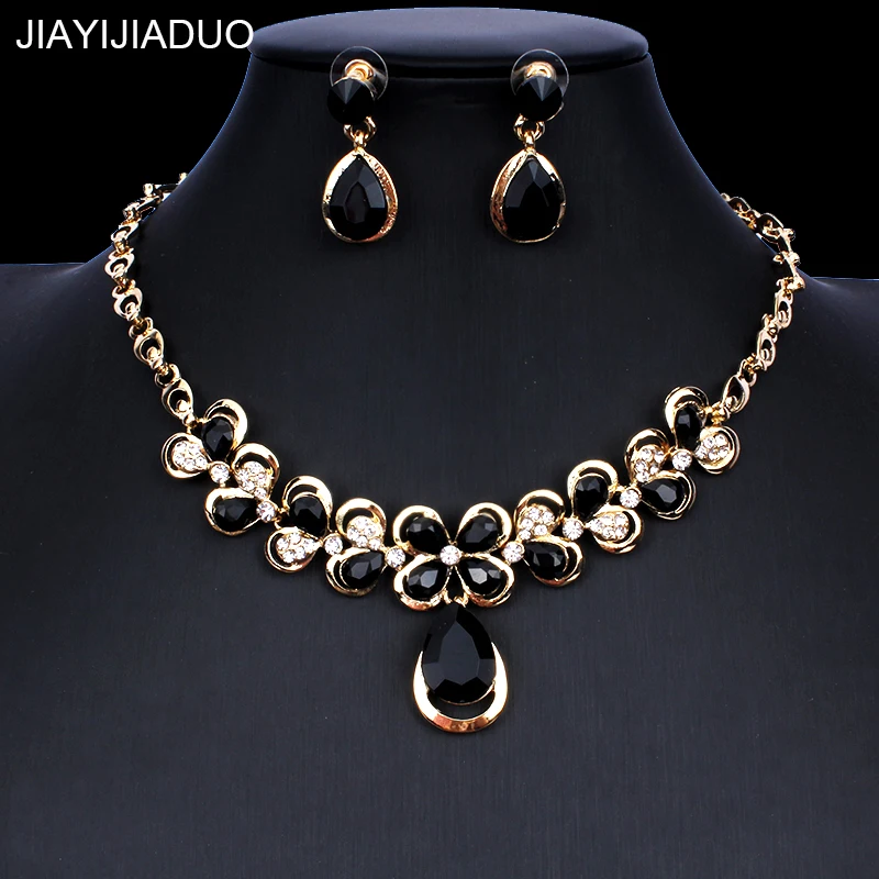 Африканские Украшения jiayijiaduo, бусы, ювелирный набор, parure bijoux femme, амулеты, свадебные украшения, ювелирный набор, ожерелье, серьги, набор