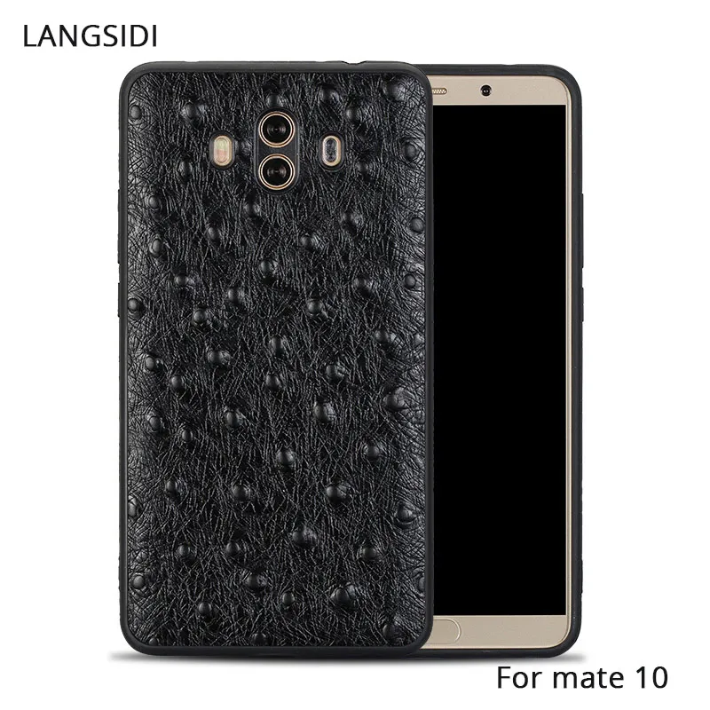 

LANGSIDI Leather Case for Huawei mate 10pro mate9 Pro P10plus Full Protective Slim TPU Silicon Material New product ideas 2018
