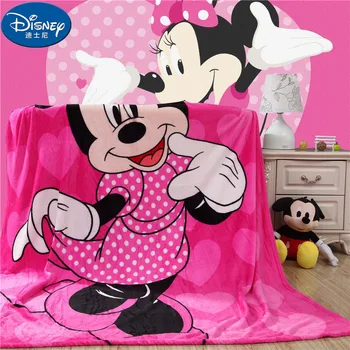 

Disney Blanket Mickey Minnie stitch Frozen Soft Flannel Cartoon blanket for Children on Bed Sofa Couch children woolen blanket
