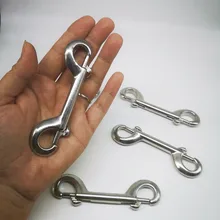105 мм длина 304 крюк из нержавеющей стали двухсторонняя застежка-кнопка металлический зажим