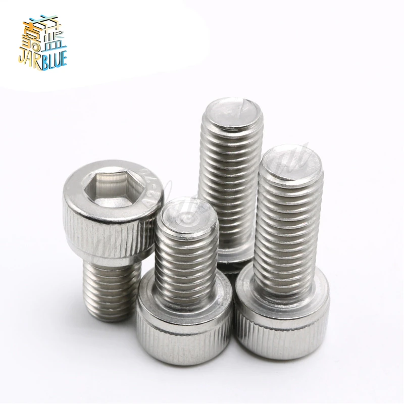 10Pcs M5 M6 DIN912 304 Stainless Steel Hexagon Socket Head Cap Screws Hex Socket Bicycle Bolts HW003 10Pcs M5 M6 DIN912 304 Stainless Steel Hexagon Socket Head Cap Screws Hex Socket Bicycle Bolts HW003