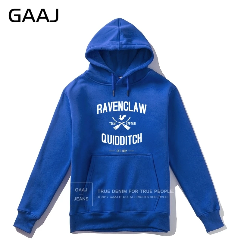 Мужская толстовка с капюшоном Ravenclaw Quidditch Team Повседневная брендовая одежда