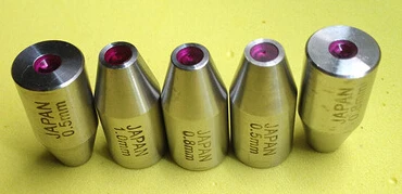 

ruby guide for Baoma Drilling machine , size of 12*25 with tapper ,Dia 0.3-3.0 , Please inform dia while you order
