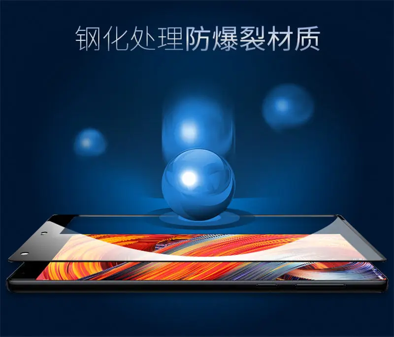 Для закаленного стекла Xiaomi Mi Mix 2s Защита экрана для стекло Xiomi 2 S полное покрытие