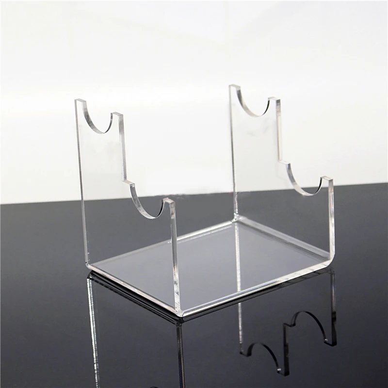 

Clear Acrylic Jewelry Display Easel Collection Stand With Support Ledges