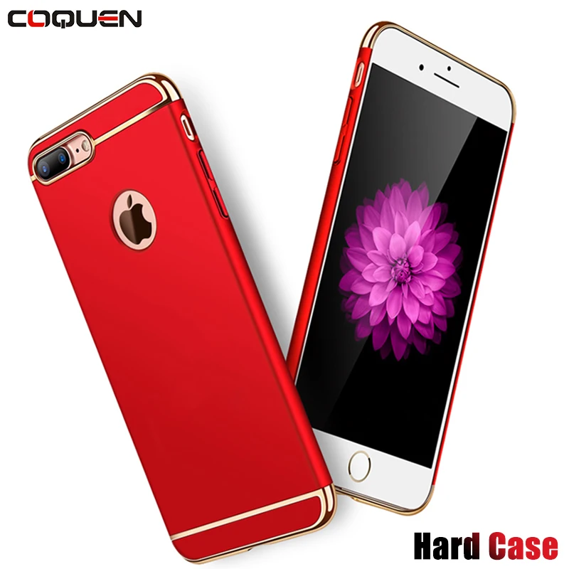 COQUEN Luxury Case For iPhone 6 s 7 Plus Case For Girls Hard Candy Phone Case Full Protection Cover For iPhone 5s se 7 6s 8 10 X
