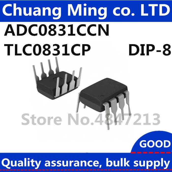 

Free Shipping 20pcs/lots ADC0831CCN TLC0831CP ADC0831 TLC0831 DIP-8 In stock