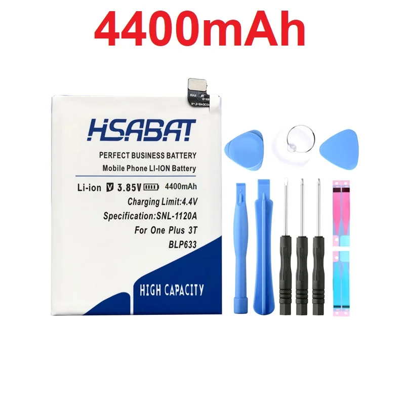 

HSABAT BLP633 4400mAh Battery for OnePlus 3T A3010 1+ 3T Phone OnePlus 3