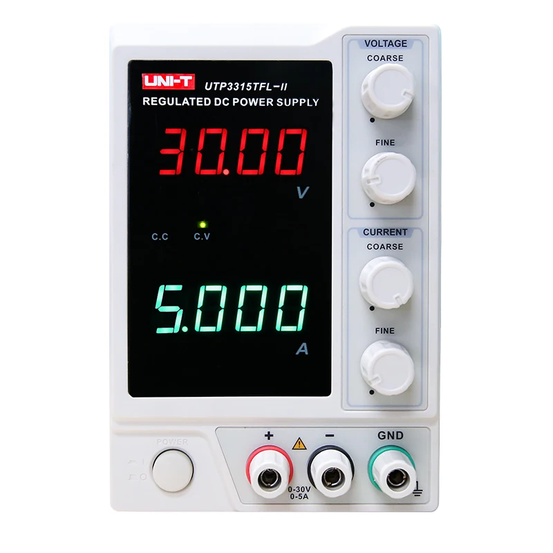 UNI-T UTP3315TFL-II Напряжение регулятор постоянного тока Регулируемый Мощность принадлежности для детей, на возраст от 0 до 30 V/0-5A 4-разрядный Напряжение и ток светодиодный дисплей