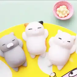 Squishy 3D наклейки для сна Sleepy кошка медведь украшение для мобильного милые игрушки