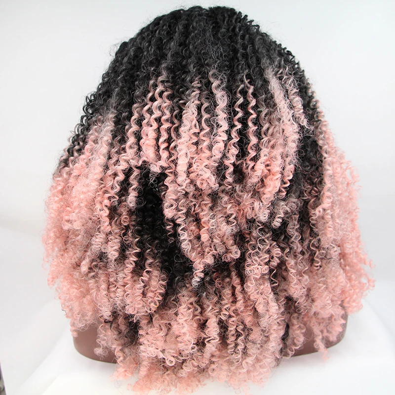 Free Shipping Glueless Heat Resistant Afro Kinky Curly Hair