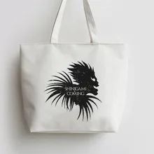 Для аниме Shinigami идет японского Аниме Холст Tote сумки сумка для покупок с персонажем из мультфильма школьная сумка GA693